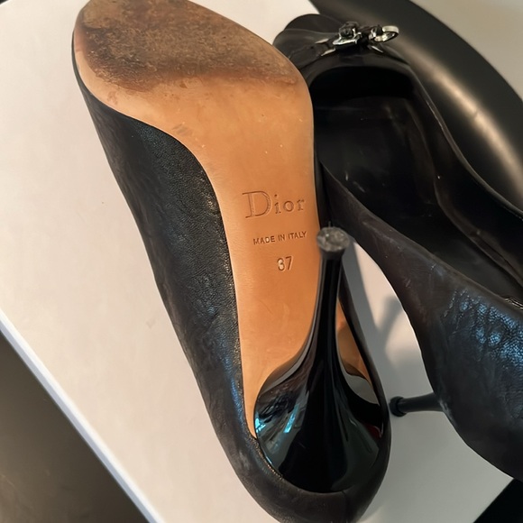 Dior size 37 black pumps - Picture 3 of 3